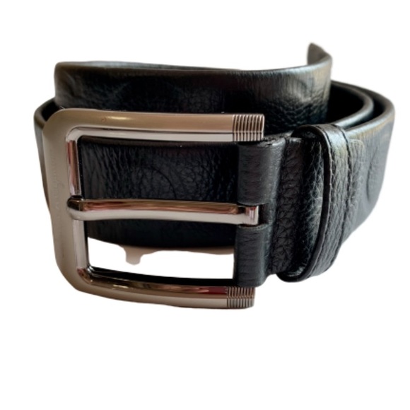 Salvatore Ferragamo Other - Salvatore Ferragamo Black Leather Belt 46